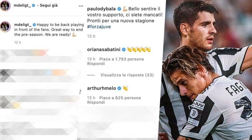 Juve, da Chiellini a Chiesa e Dybala: che gioia per il ritorno dei tifosi allo Stadium!