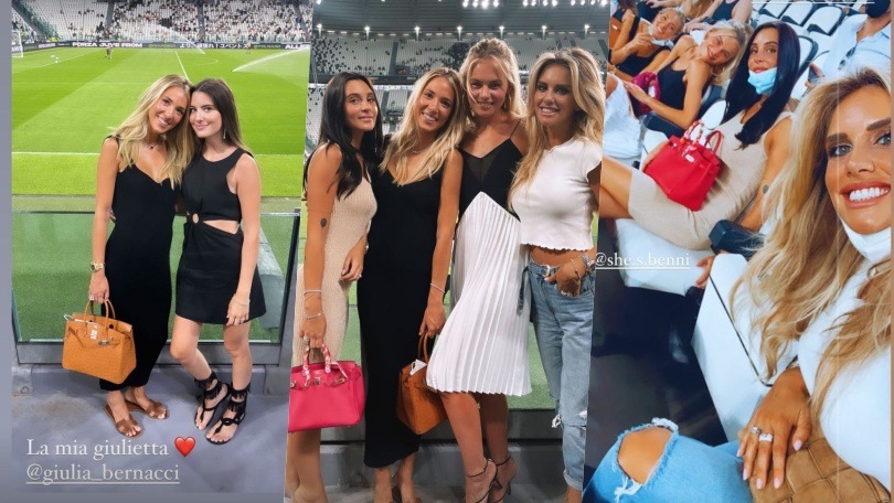 Da Alice Campello a lady Rugani: che tifo per i campioni della Juve!