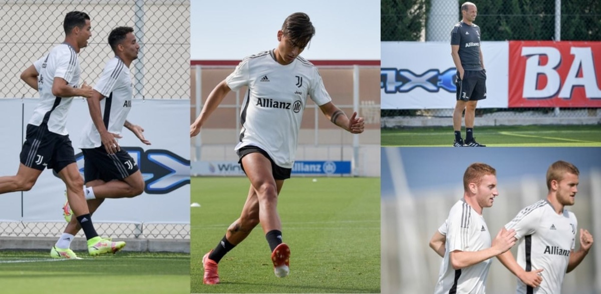 Juve, primo allenamento verso Udine: da ora si fa sul serio
