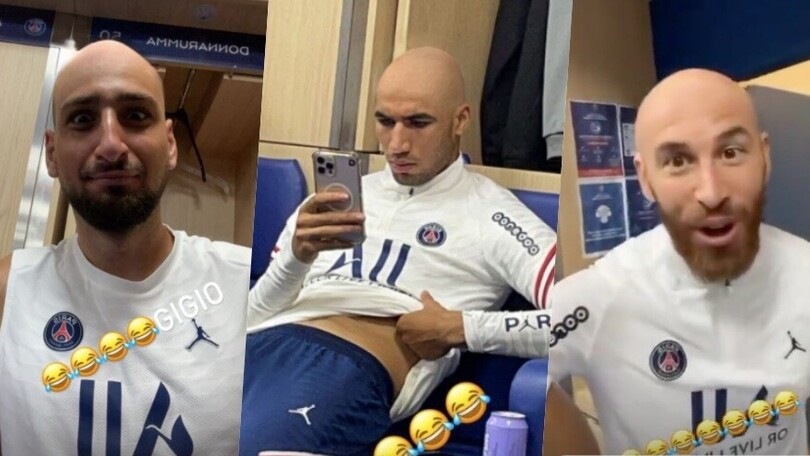 Psg calvo: anche Donnarumma e Hakimi vittime dello scherzo!