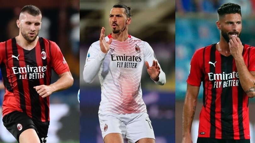 Milan, da Rebic con la Lazio a Ibra-Giroud con la Juve: le mosse di Pioli