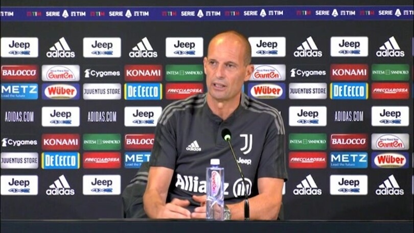Allegri: "Ritardo in classifica? Arriviamo..con calma, ma arriviamo"