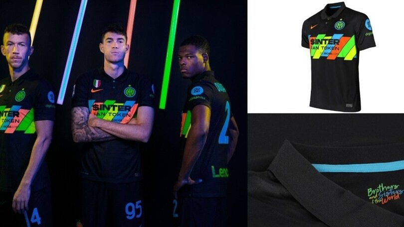 Inter, presentata la terza maglia ufficiale: quanti colori!