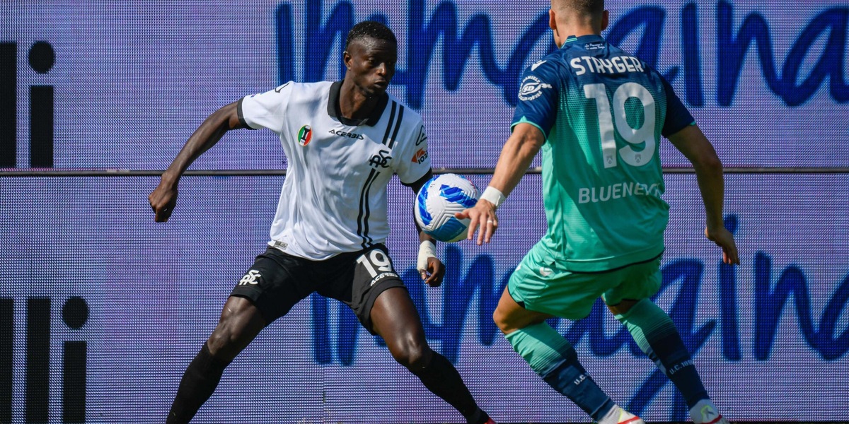 Spezia, infortunio all'adduttore per Colley