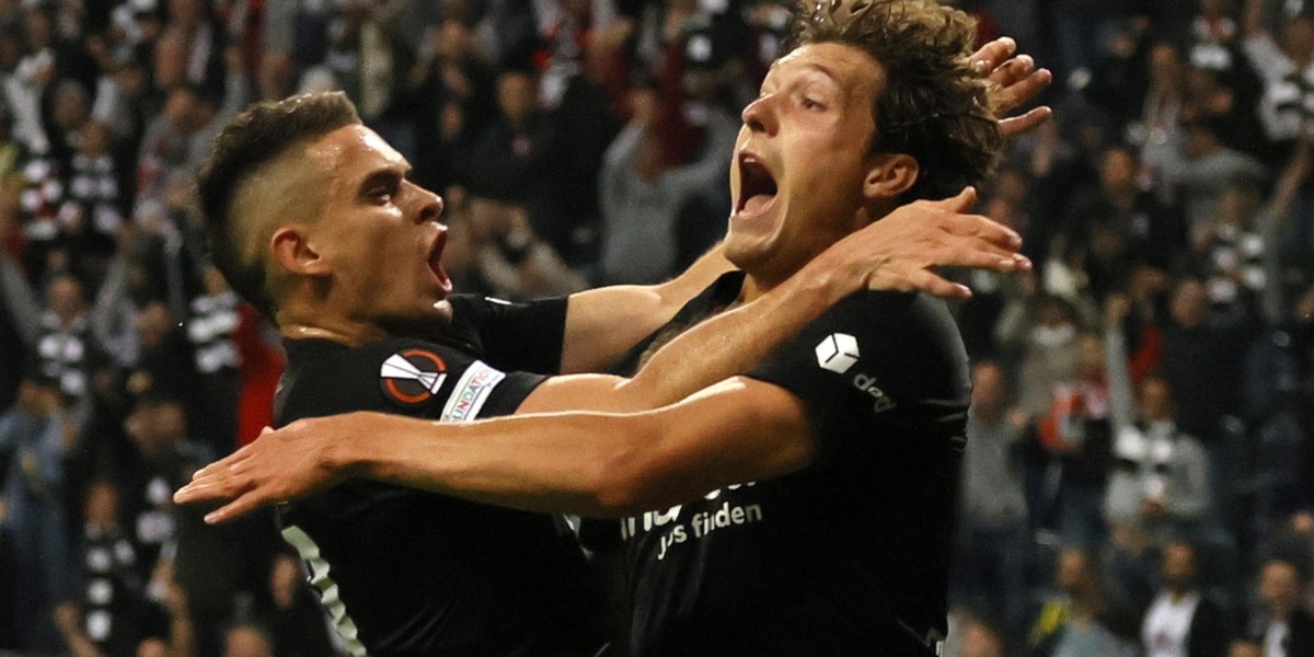 Lammers segna ma l'Eintracht pareggia. Vince il Lione di Paquetà