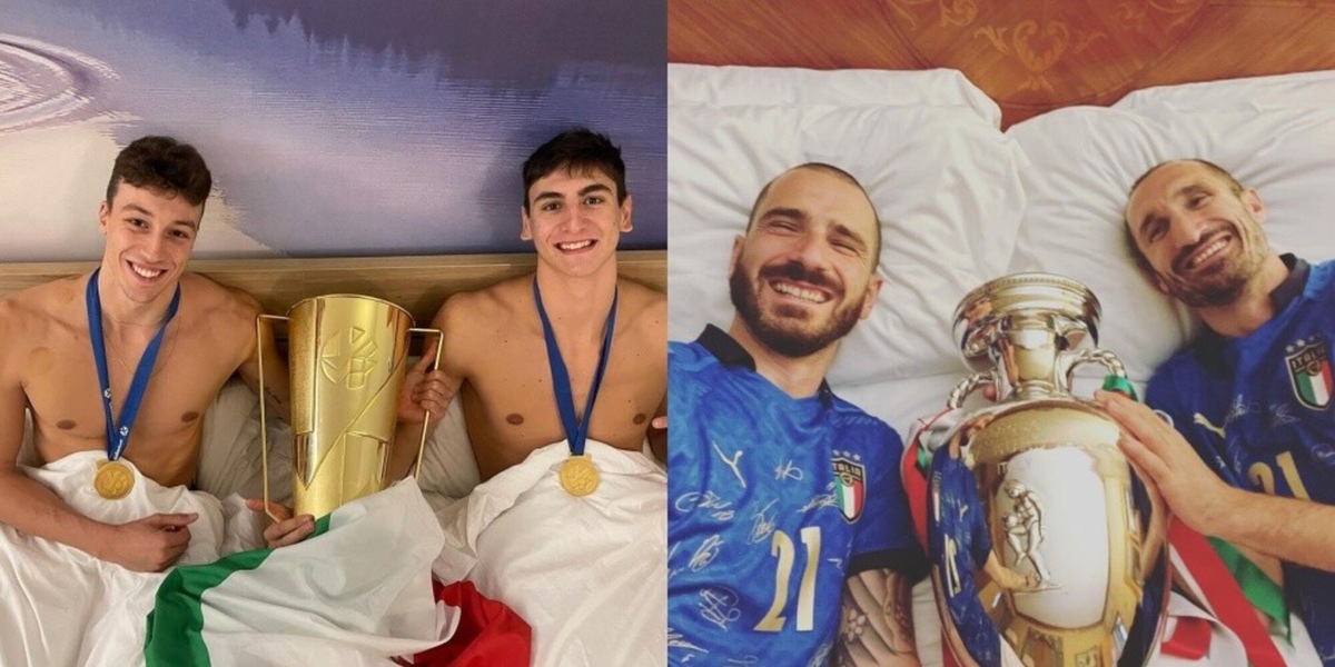 Michieletto e Recine come Chiellini e Bonucci: a letto con la coppa