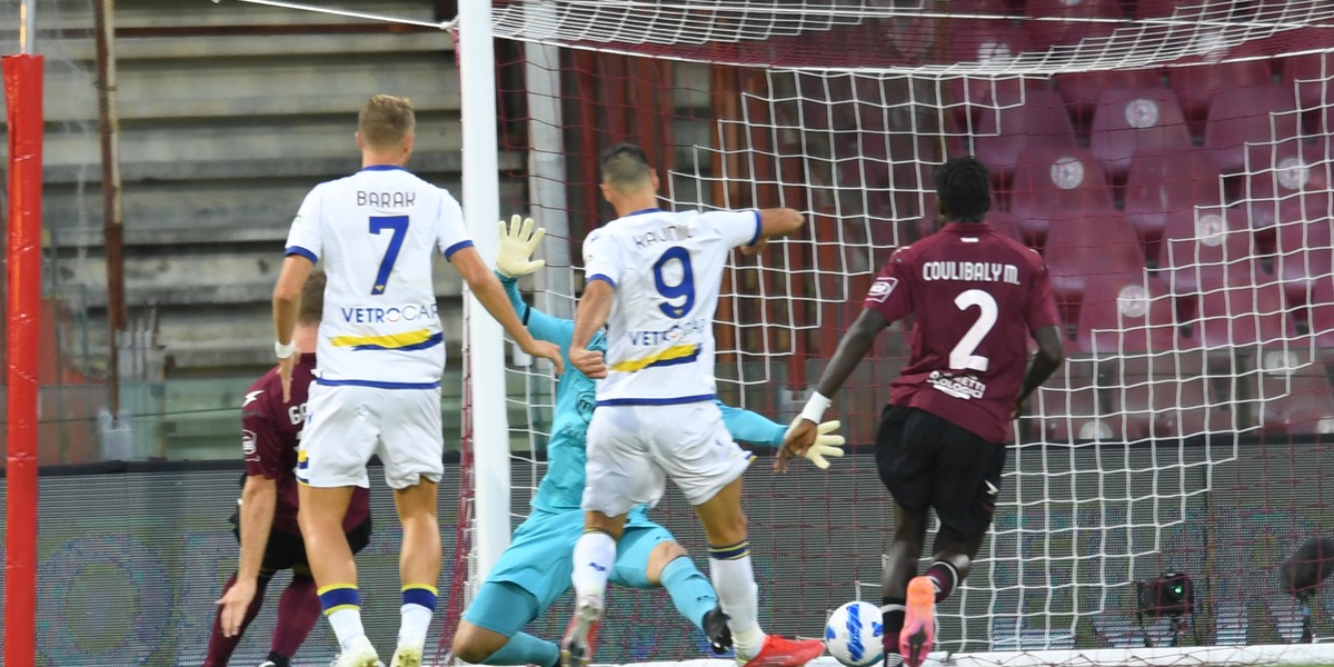 Salernitana-Verona 2-2, Kalinic non basta a Tudor