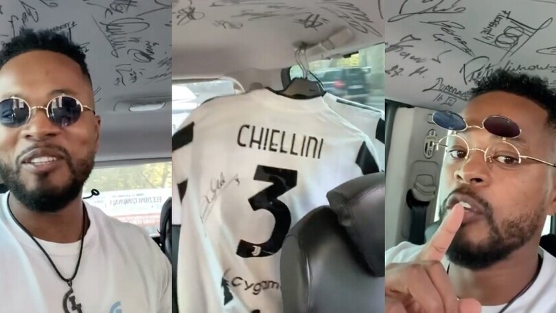 Evra a Torino: che show nel taxi a tinte bianconere