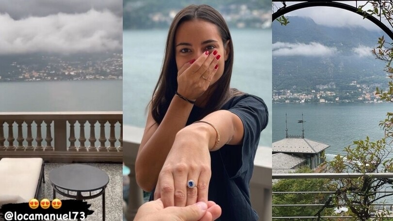 Locatelli, il video della proposta di matrimonio nel lussuoso hotel di Como