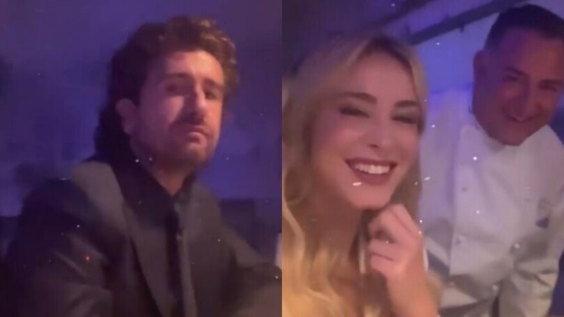 Diletta Leotta, che risate a cena con Alessandro Siani