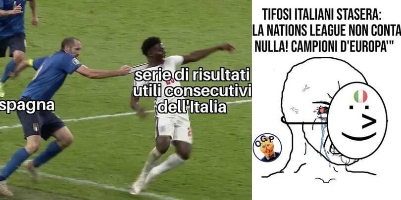 Italia ko contro la Spagna, ironia e delusione social: "L'arbitro è inglese?"