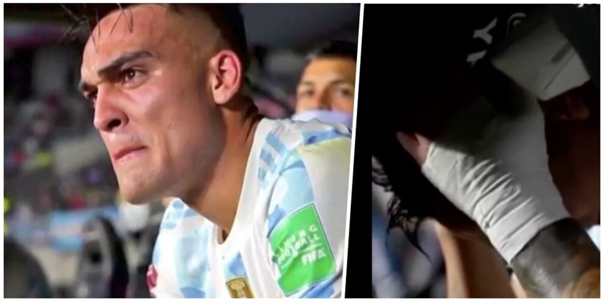 Argentina, Lautaro Martinez piange in panchina: ecco il motivo