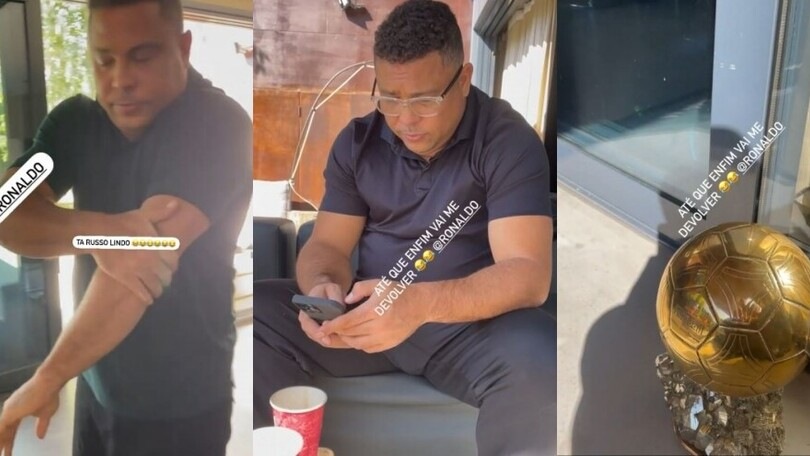 Metti una mattina con Ronaldo, Roberto Carlos e... il Pallone d'Oro!