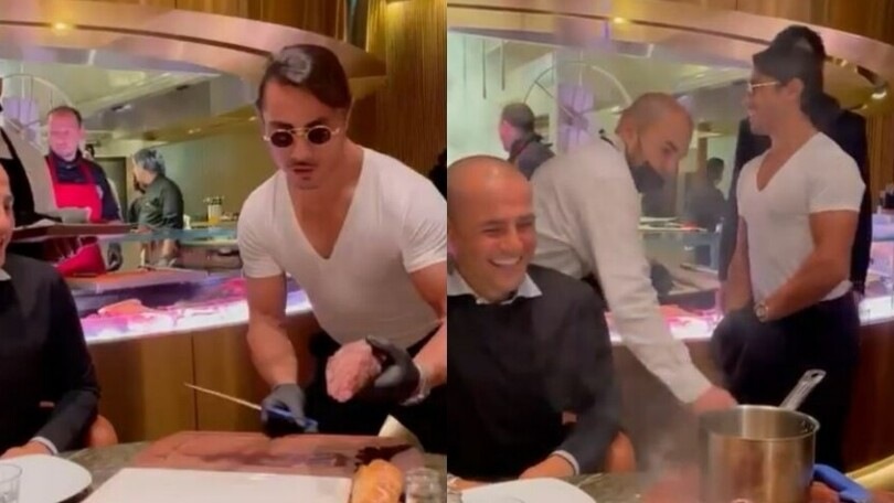 Cannavaro, la cena esclusiva da Salt Bae a Londra finisce così
