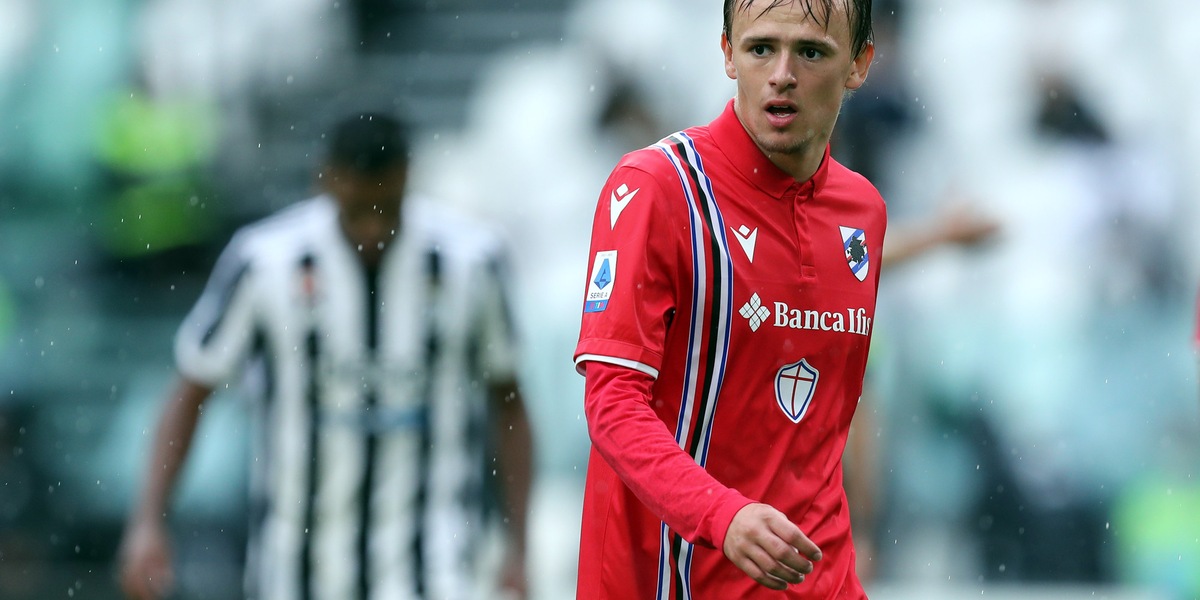 Sampdoria, si ferma Damsgaard: risentimento muscolare