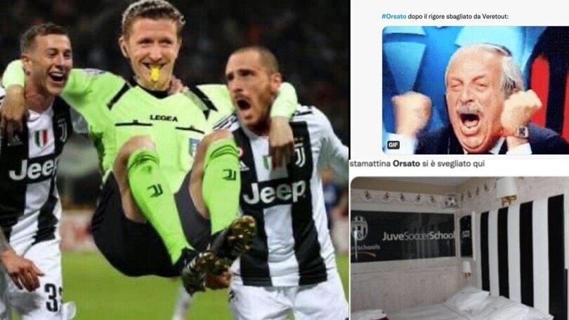 Juve-Roma, sui social pioggia di meme su Orsato