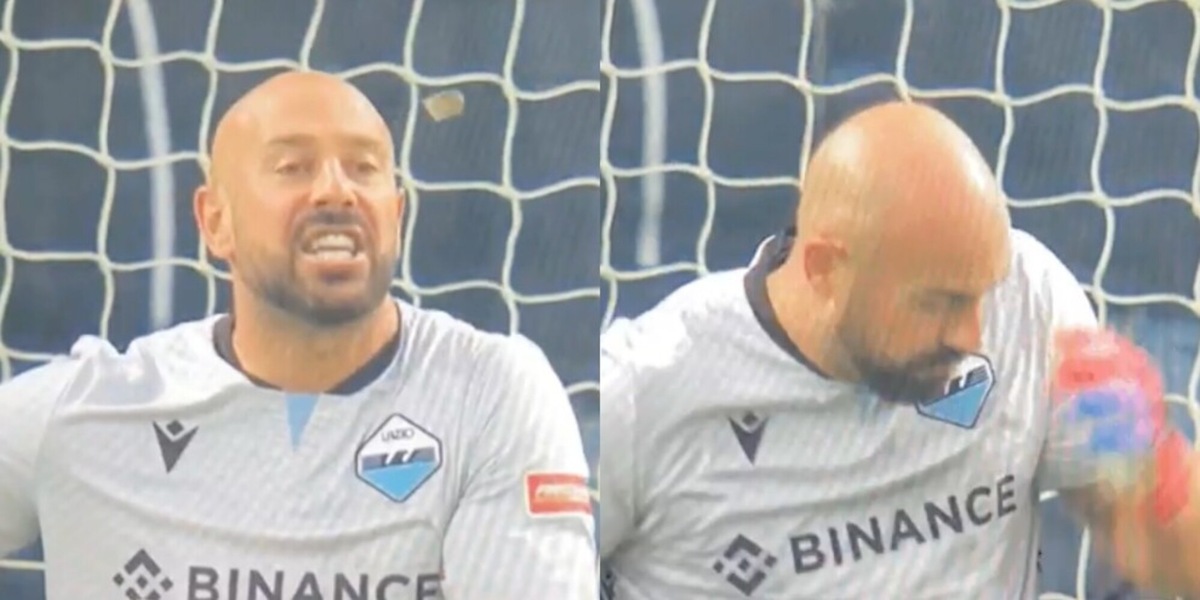 Reina colpito da una monetina: caos in Atalanta-Lazio