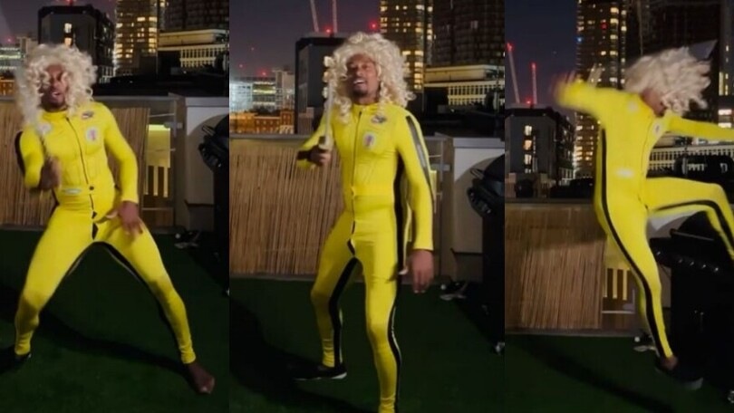 Evra in versione Kill Bill: ma il salto non va come previsto...