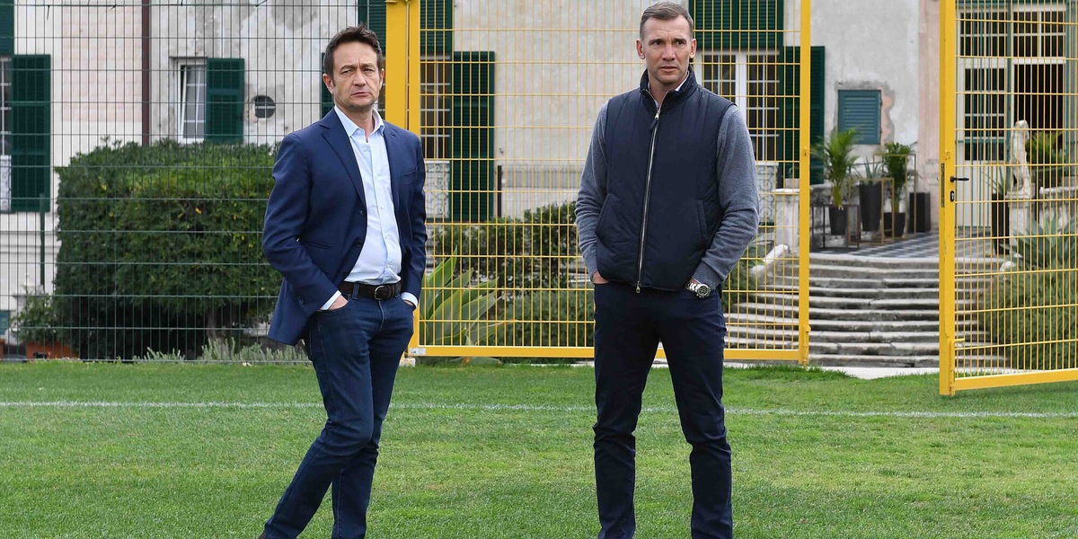 Genoa, primo allenamento diretto da Shevchenko