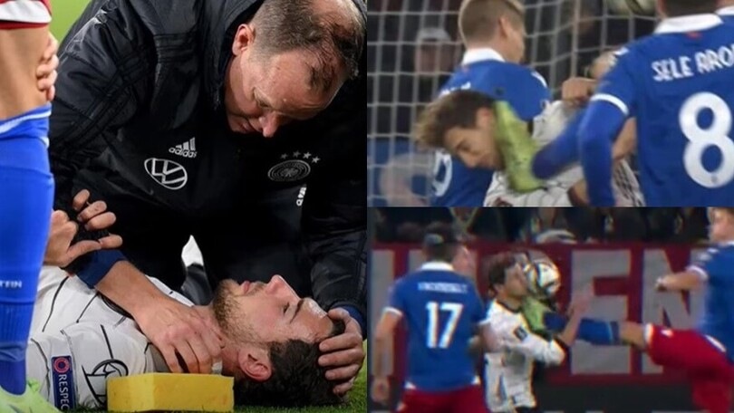 Germania-Liechtenstein, il clamoroso fallo subito da Goretzka