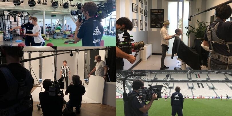 "All or Nothing: Juventus", le foto del backstage