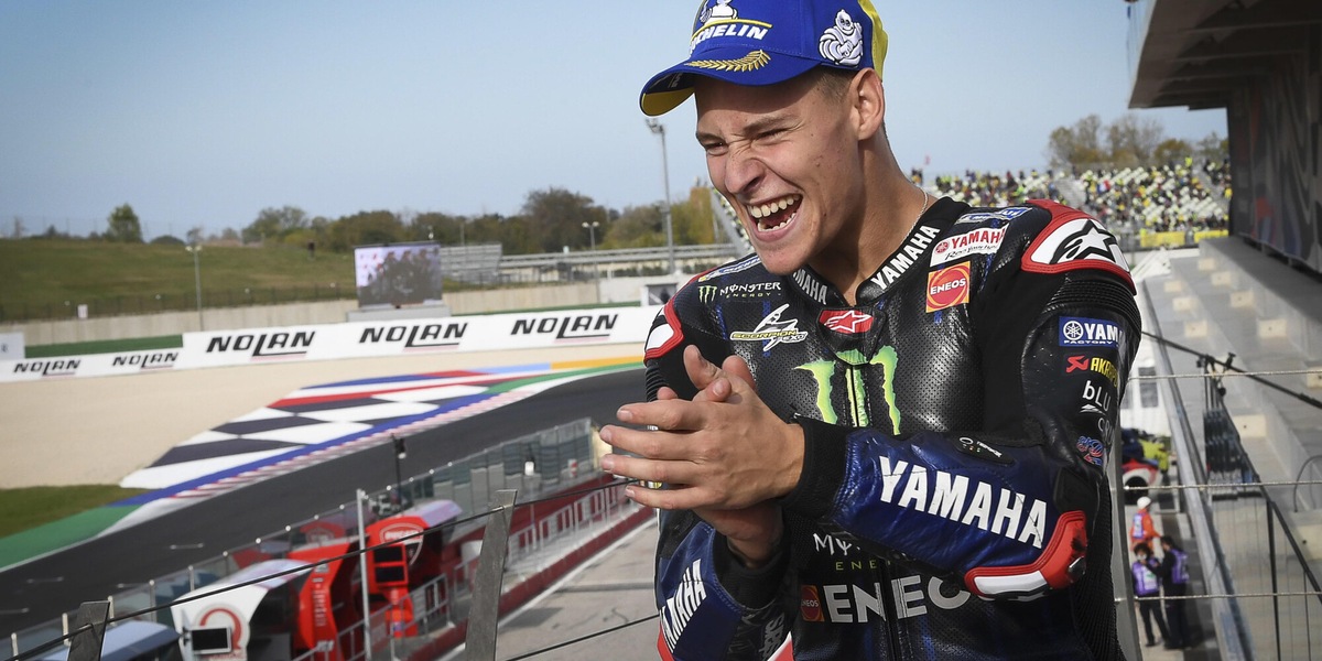 MotoGp, Nizza omaggia il campione del mondo Quartararo