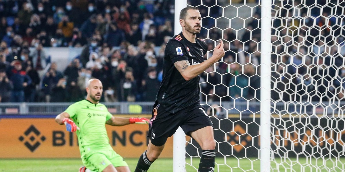 Lazio-Juve 0-2: Bonucci firma la sua prima doppietta. Allegri aggancia Sarri