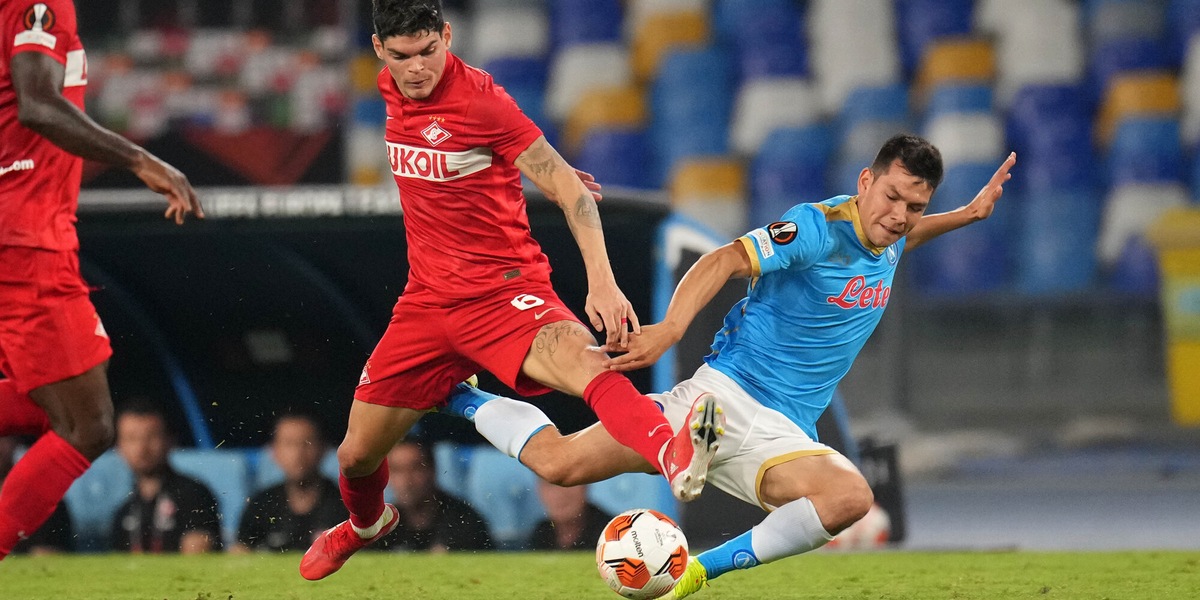Spartak Mosca-Napoli 2-1, il tabellino