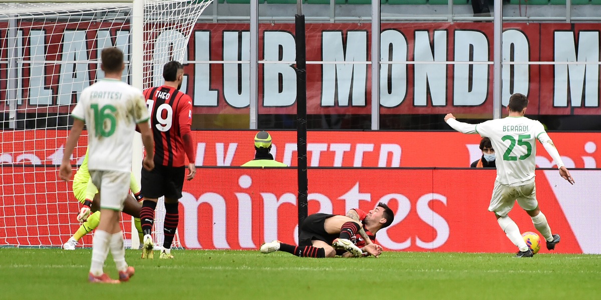 Milan-Sassuolo 1-3, il tabellino
