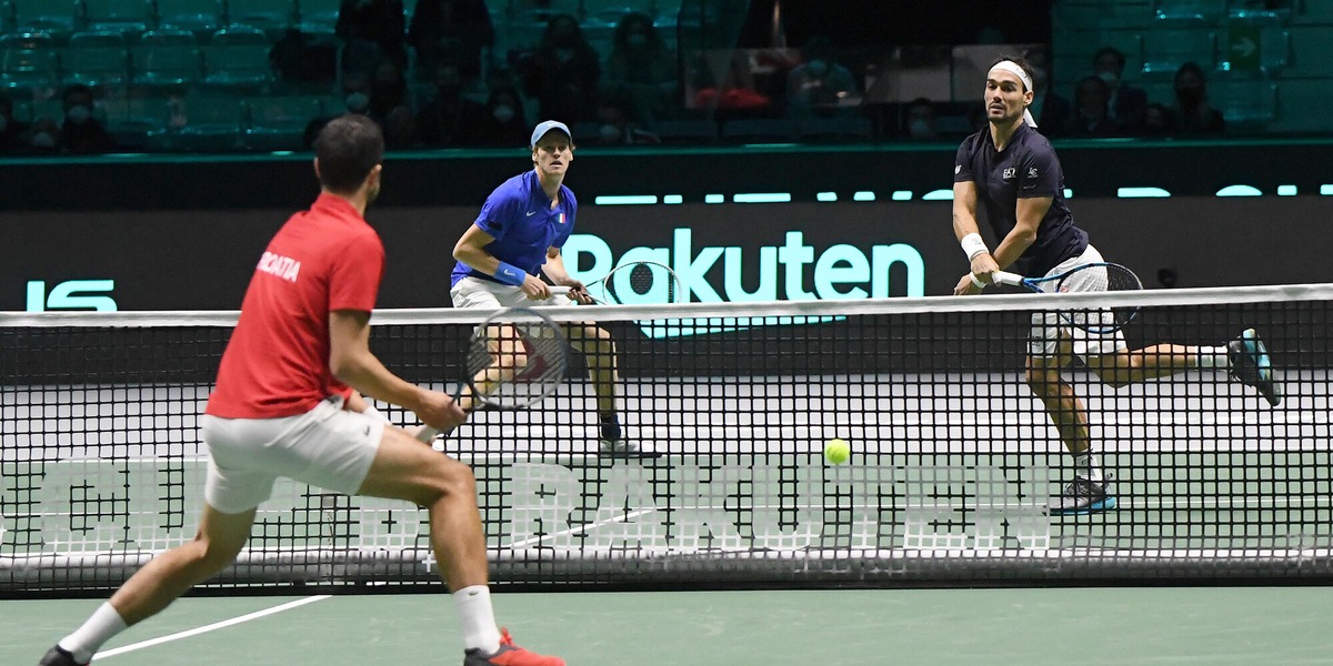 Italia, sfuma la semifinale di Coppa Davis: Fognini e Sinner ko nel doppio