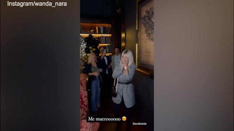 Wanda Nara, che festa a sorpresa per il suo compleanno!