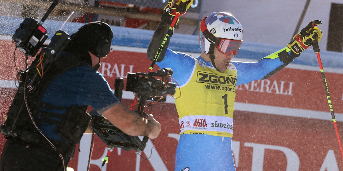 De Aliprandini 2° nel gigante in Alta Badia: vince Odermatt