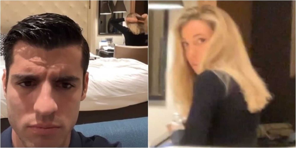 Morata, siparietto con Alice: "Sei sempre in ritardo!"
