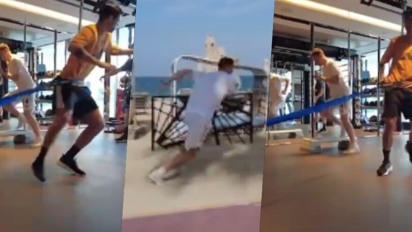 Morata e Kulusevski si allenano insieme a Dubai