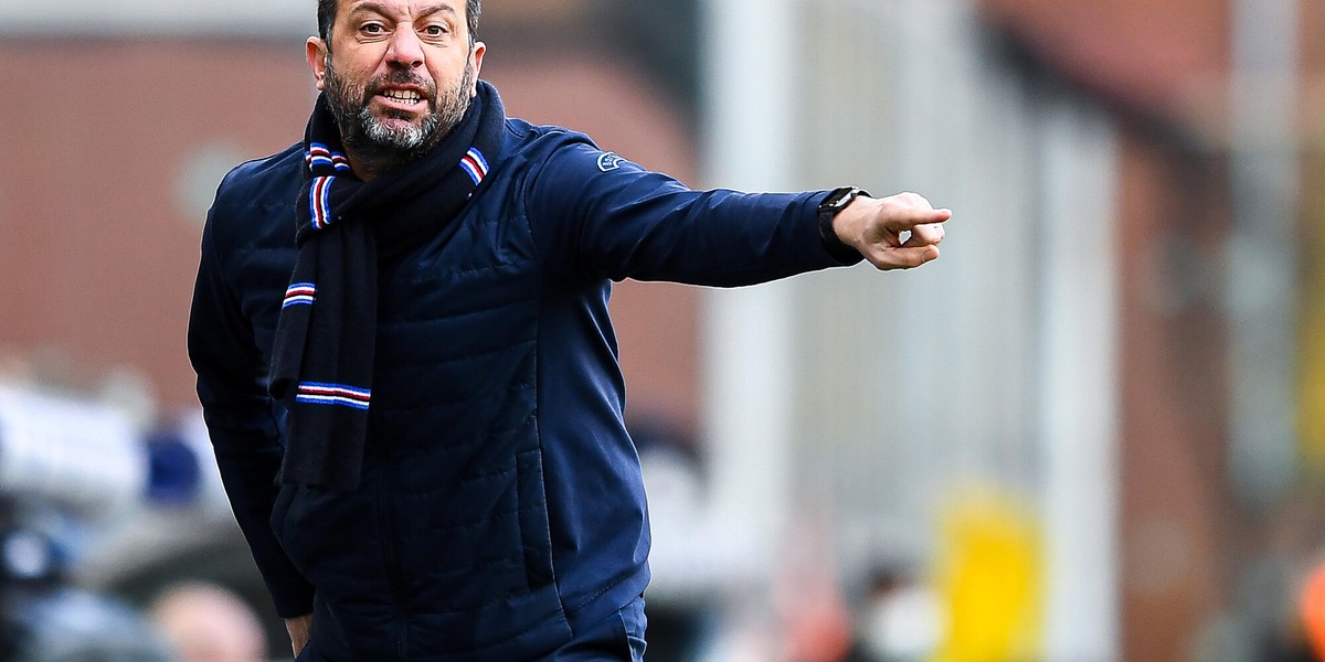 D'Aversa: "Samp, non farti abbattere dalle difficoltà: voglio il massimo"