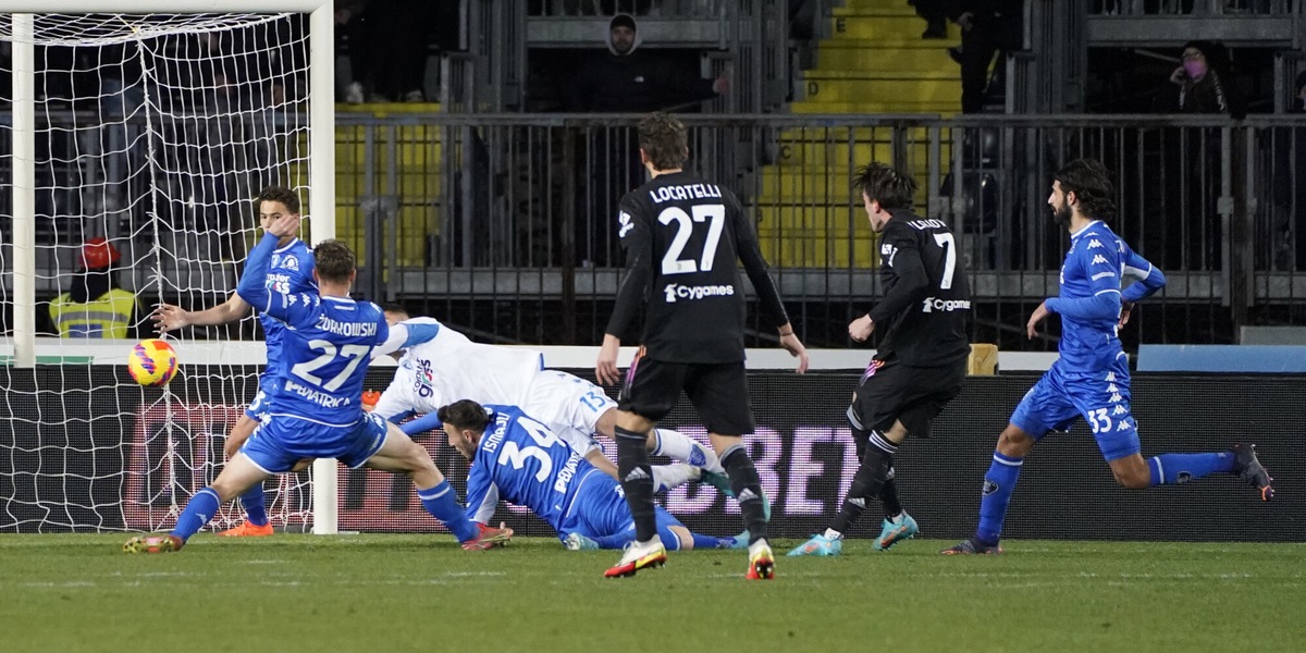 Empoli-Juve 2-3, il tabellino