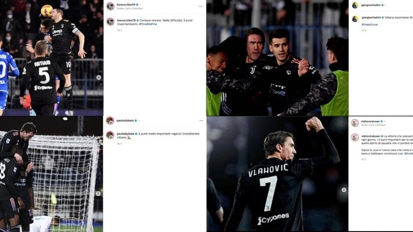 La Juve batte 3-2 l'Empoli e vola a -7 dal Milan: che festa sui social!