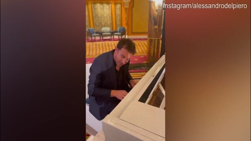 Del Piero, fuoriclasse al piano!