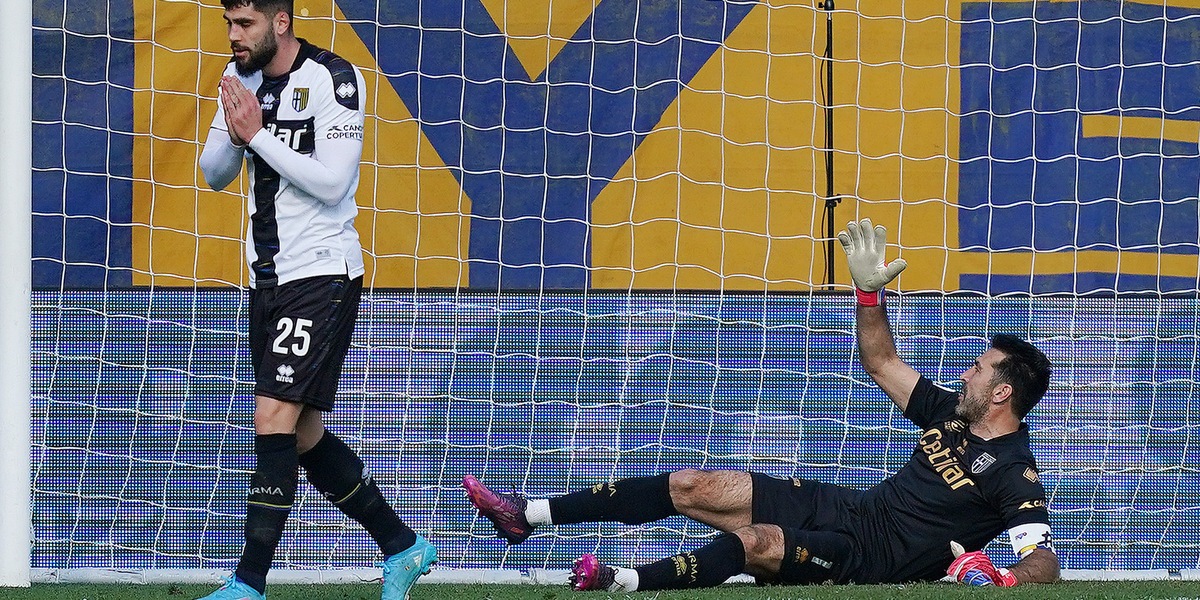 Il Parma di Buffon frena con la Reggina. Il Monza vince in 9 contro 11