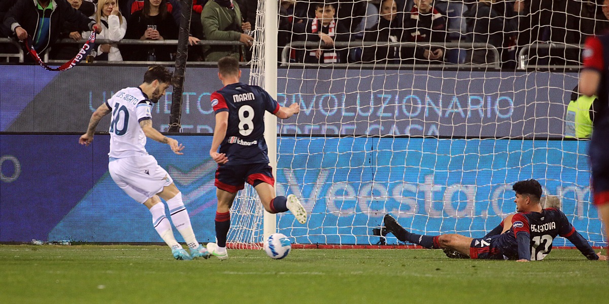 Cagliari-Lazio 0-3, il tabellino