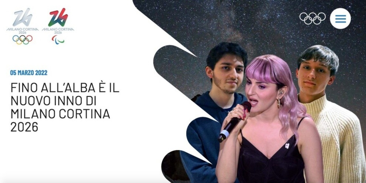 Milano-Cortina 2026, l'inno ufficiale è "Fino all'alba": canta Arisa