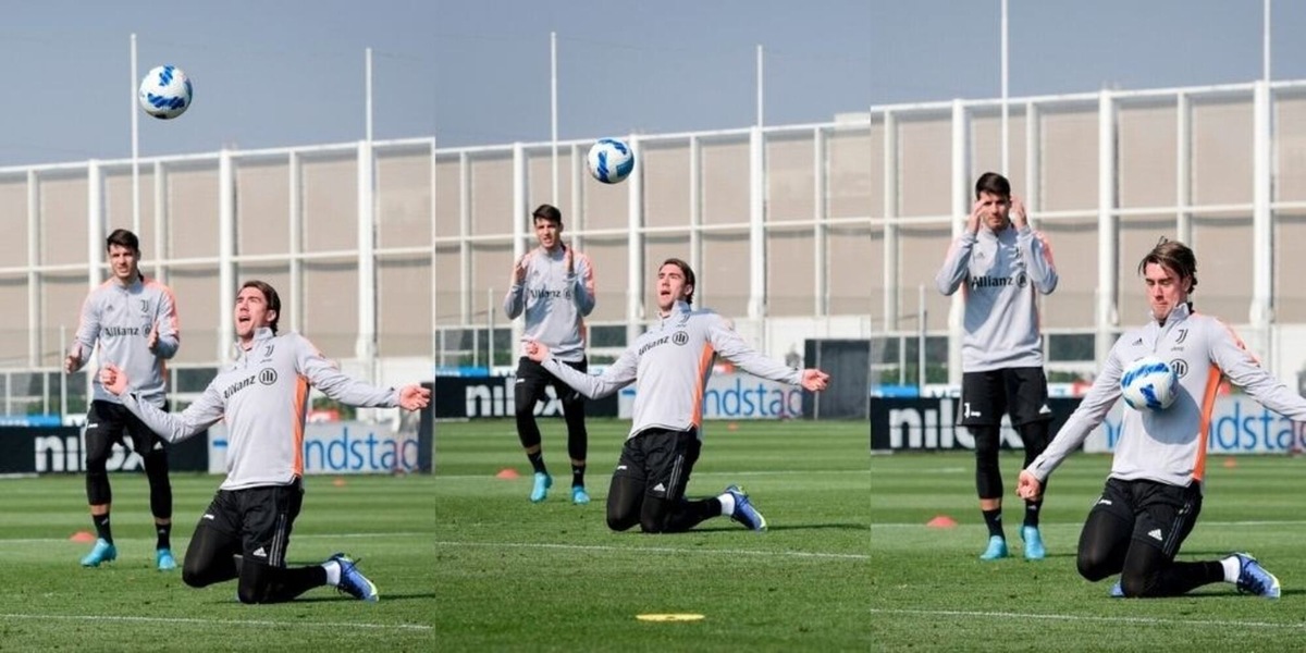 Vlahovic show in allenamento: la Juve si prepara per la Sampdoria