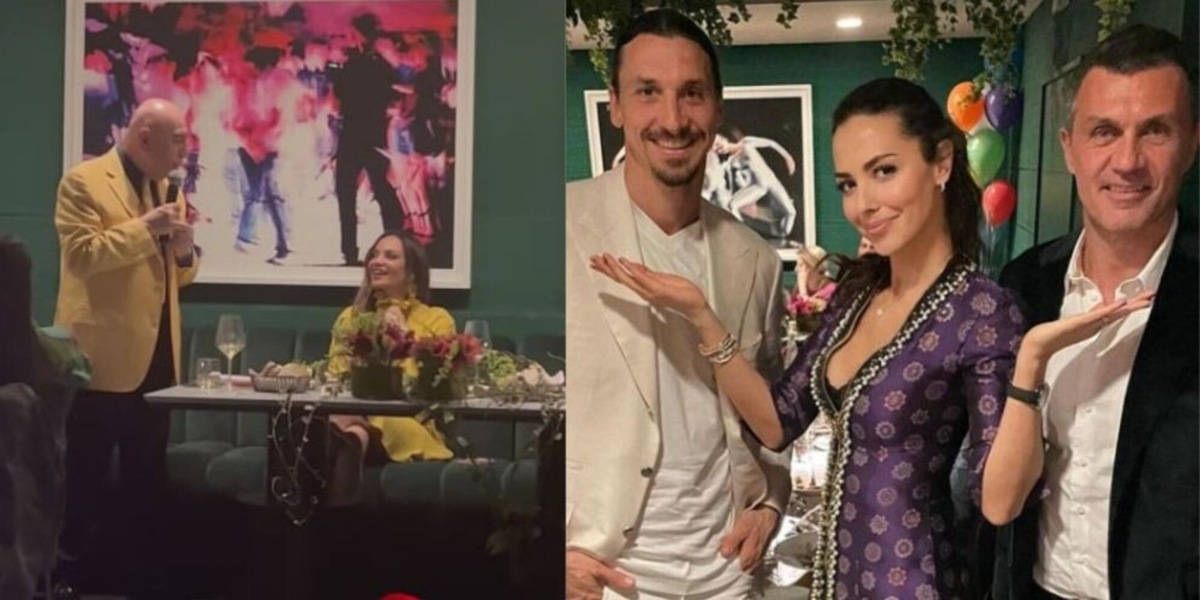 Galliani festeggia la fidanzata Helga: al party anche Ibra e Maldini!