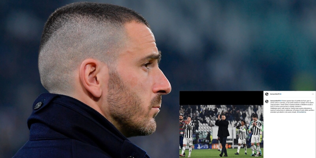 Juve, Bonucci chiede scusa ai tifosi: "Ora trasformiamo la delusione in rabbia"