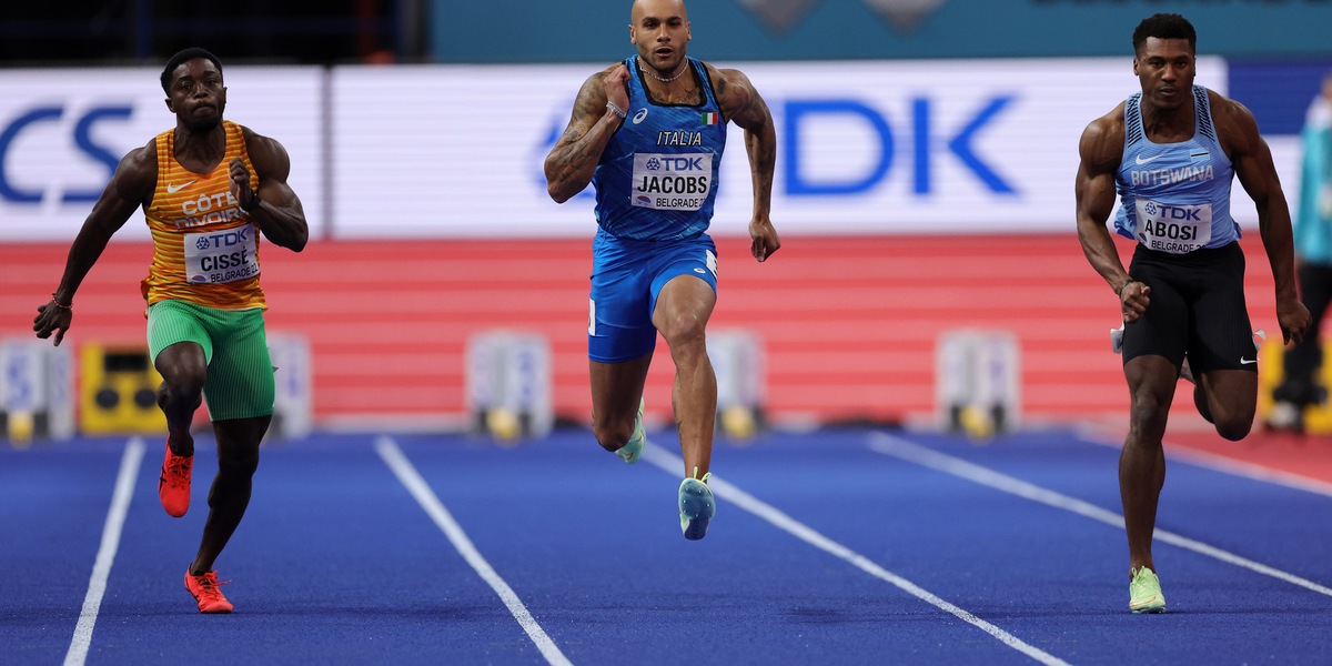 Mondiali indoor, Jacobs in finale nei 60 metri con il record italiano