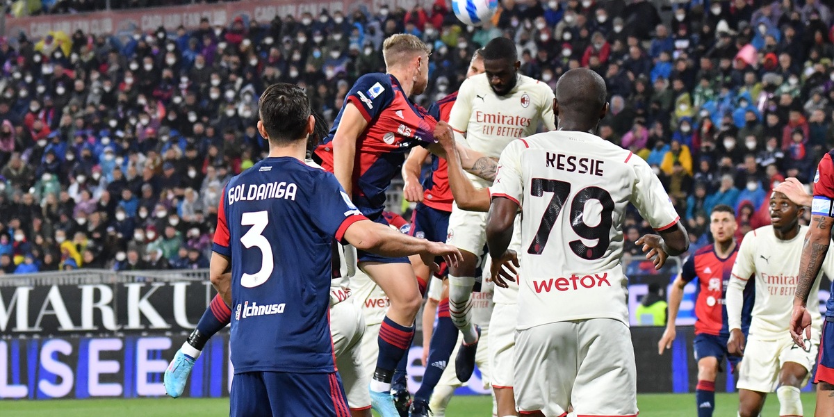 Cagliari-Milan 0-1, il tabellino