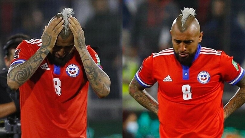 Vidal in lacrime per l'eliminazione del Cile da Qatar 2022
