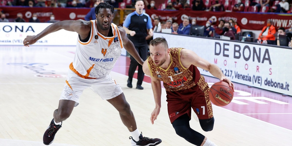 Eurocup, fa festa la Reyer. Trento ko in trasferta: vince l'Amburgo 90-69
