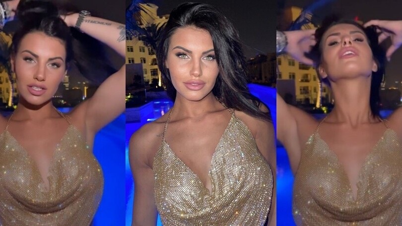 Carolina Stramare brilla in vacanza a Dubai