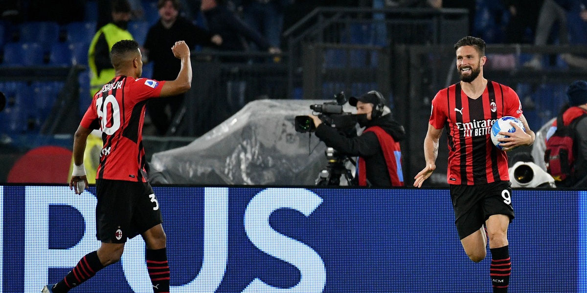 Lazio-Milan 1-2: Giroud e Tonali fanno volare Pioli